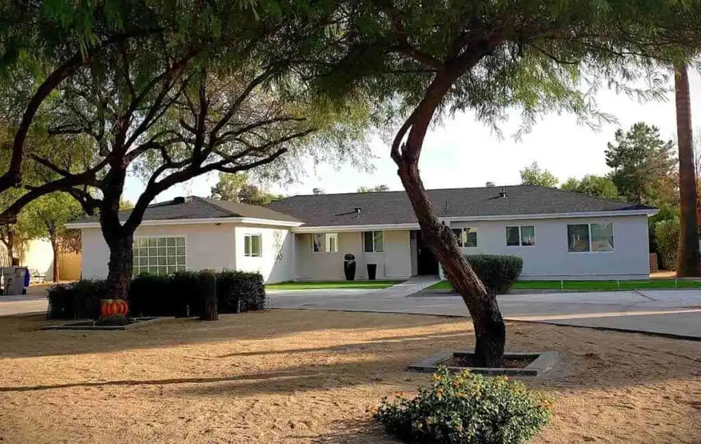 Sunnyvale front exterior, assisted care facility